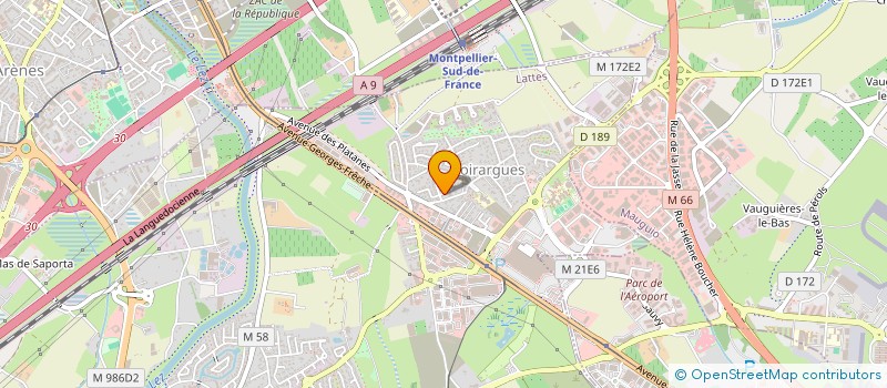 localisation de l'entreprise INNOVATION DEVELOPPEMENT ENERGIE à LATTES