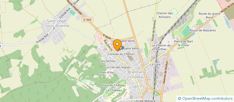 localisation de l'entreprise INNOVATION DURABILITE DES TOITURES à BRIENNE-LE-CHATEAU