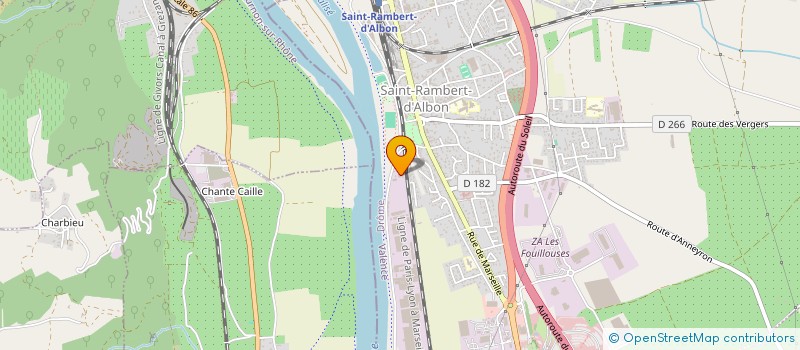 localisation de l'entreprise INNOVATION ECHAFAUDAGE ET CONFINEMENT à SAINT-RAMBERT-D'ALBON