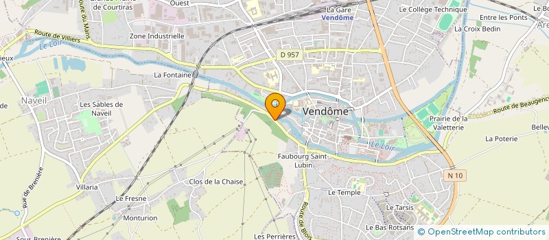 localisation de l'entreprise INNOVATION EN ACTION  VENDOME