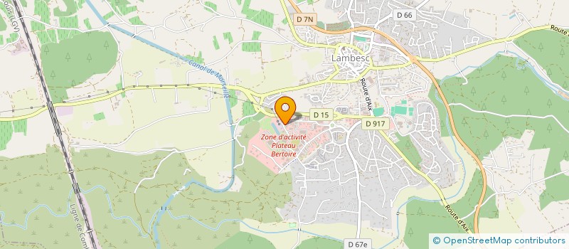 localisation de l'entreprise INNOVATION ESPRIT NOUVEAU à LAMBESC