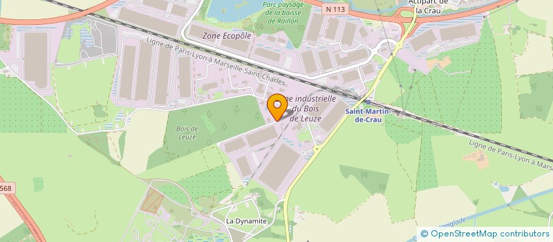 localisation de l'entreprise INNOVATION ET CHIMIE DES TRAITEMENTS à SAINT-MARTIN-DE-CRAU