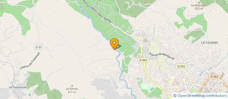 localisation de l'entreprise INNOVATION ET CONFORT DU BATIMENT à DRAGUIGNAN