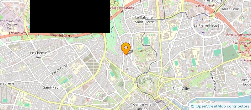 localisation de l'entreprise INNOVATION ET DEVELOPPEMENT à CAEN