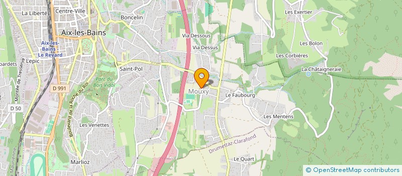 localisation de l'entreprise INNOVATION ET DEVELOPPEMENT  BRISON-SAINT-INNOCENT