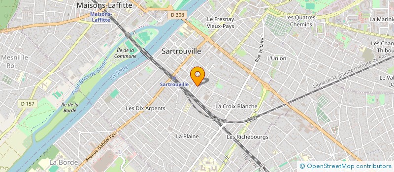 localisation de l'entreprise INNOVATION ET DEVELOPPEMENT PLASTIQUES à SARTROUVILLE