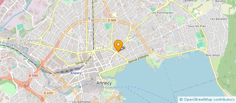 localisation de l'entreprise INNOVATION ET DEVELOPPEMENT TOURISME à ANNECY