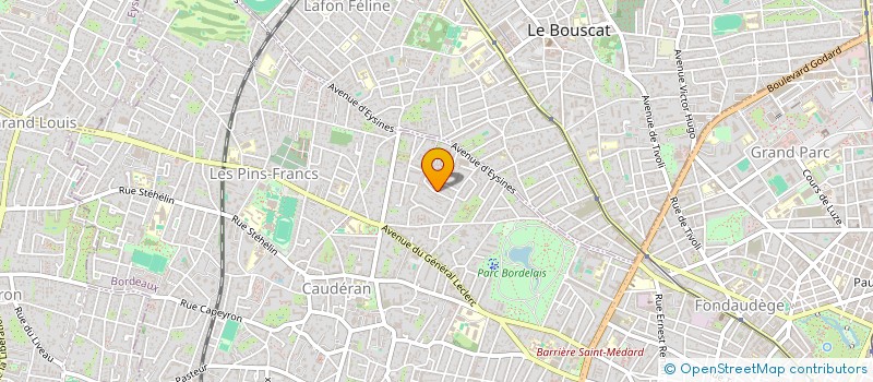 localisation de l'entreprise INNOVATION EXPORT  BORDEAUX