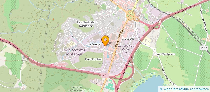 localisation de l'entreprise INNOVATION FOODS AND DRINKS  NARBONNE