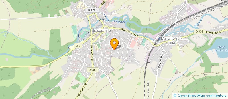localisation de l'entreprise INNOVATION PLATRERIE à IS-SUR-TILLE