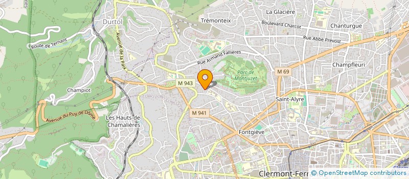 localisation de l'entreprise INNOVATION PUBLICATION PUBLICITE  CLERMONT-FERRAND