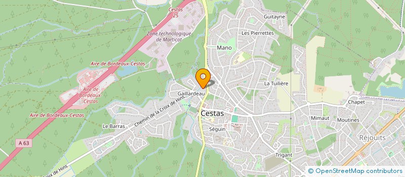 localisation de l'entreprise INNOVATION RENOVATION ET TRANSFORMATION à CESTAS