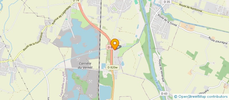 localisation de l'entreprise INNOVATION RH à VENERQUE