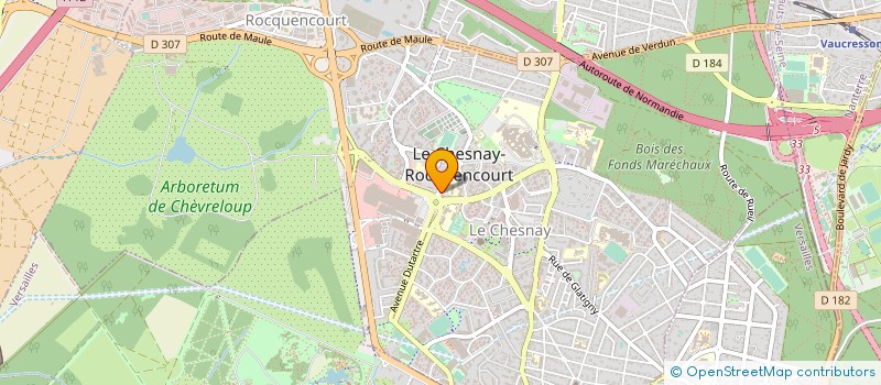 localisation de l'entreprise INNOVATION STIL  LE CHESNAY-ROCQUENCOURT