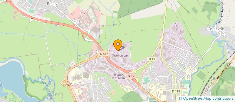 localisation de l'entreprise INNOVATION TECHNIQUE  VESOUL