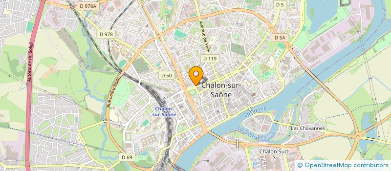 localisation de l'entreprise INNOVATION TECHNIQUE DENTAIRE à CHALON-SUR-SAONE