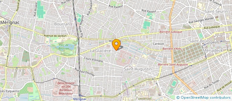 localisation de l'entreprise INNOVATION TECHNOLOGIE DEVEL INTERNATION  MERIGNAC