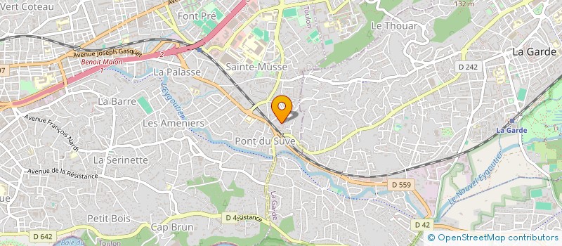 localisation de l'entreprise INNOVATION TENDANCE ETUDE METHODE  TOULON