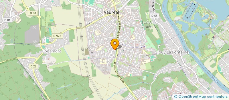 localisation de l'entreprise INNOVATION TRAVAUX AMENAGEMENT  VAUREAL