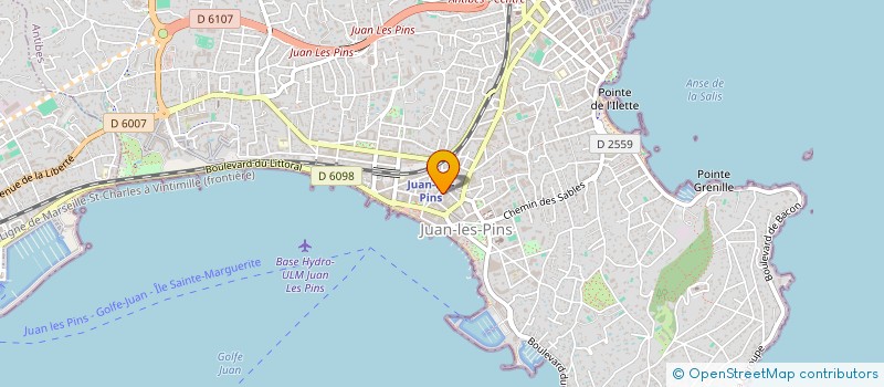localisation de l'entreprise INNOVATION TRAVAUX PUBLICS MERIDIONAL à ANTIBES
