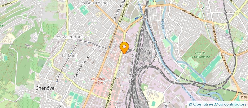 localisation de l'entreprise INNOVATIONS BOIS à DIJON