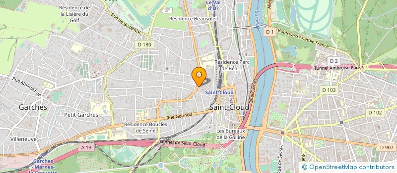 localisation de l'entreprise INNOVATIONS DEVELOPPEMENT à SAINT-CLOUD