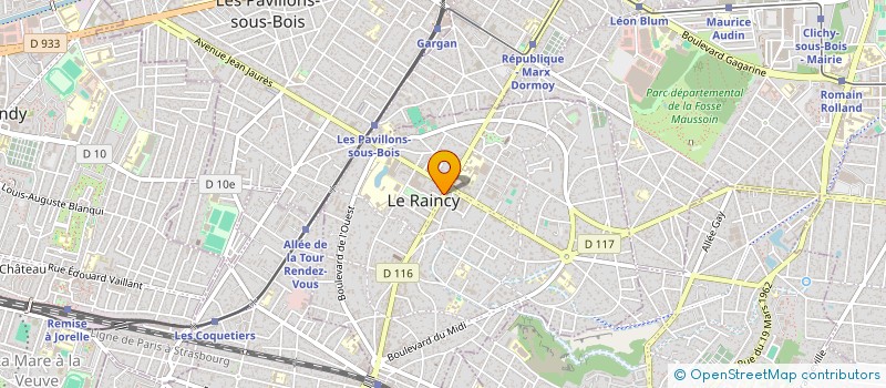 localisation de l'entreprise INNOVATIONS TECHNOLOGIQUES MEDICALES ENVIRONNEMENTALES  LE RAINCY