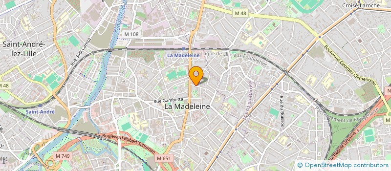 localisation de l'entreprise INNOVATIS DESIGN à LA MADELEINE