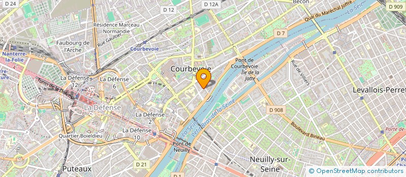 localisation de l'entreprise INNOVATIVE COLLAB à COURBEVOIE