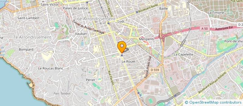 localisation de l'entreprise INNOVATIVE CONCEPT à MARSEILLE