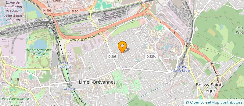 localisation de l'entreprise INNOVATIVE EQUIPEMENT  LIMEIL-BREVANNES