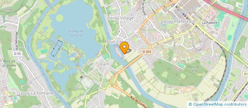 localisation de l'entreprise INNOVAUDIO  CERGY