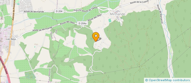 localisation de l'entreprise INNOVAVIS  MIRMANDE