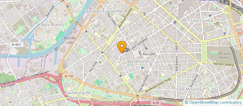 localisation de l'entreprise INNOVBAT59 à LILLE