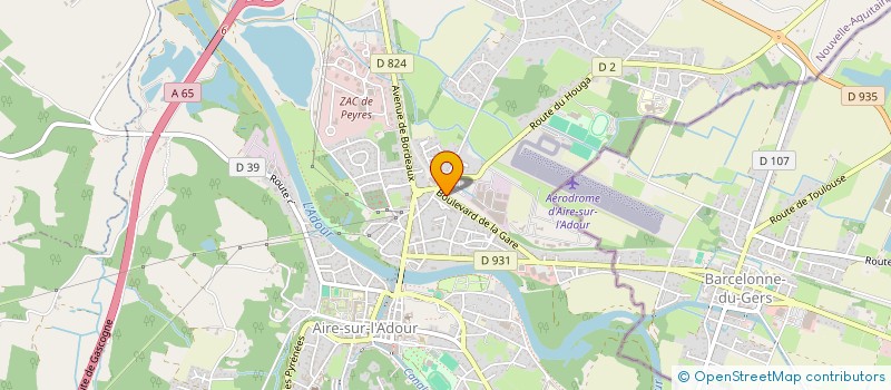 localisation de l'entreprise INNOVE INDUSTRIES SERVICES à AIRE-SUR-L'ADOUR