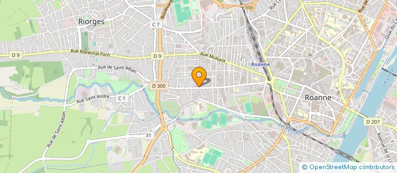 localisation de l'entreprise INNOVE'L  ROANNE