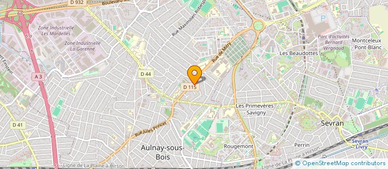 localisation de l'entreprise INNOVEDUC à AULNAY-SOUS-BOIS