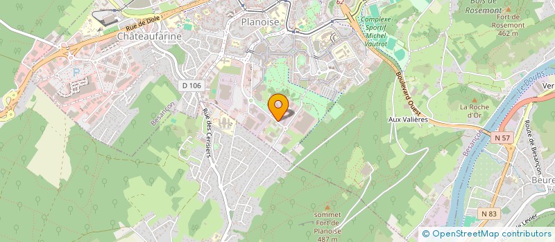 localisation de l'entreprise INNOVELEC à BESANCON
