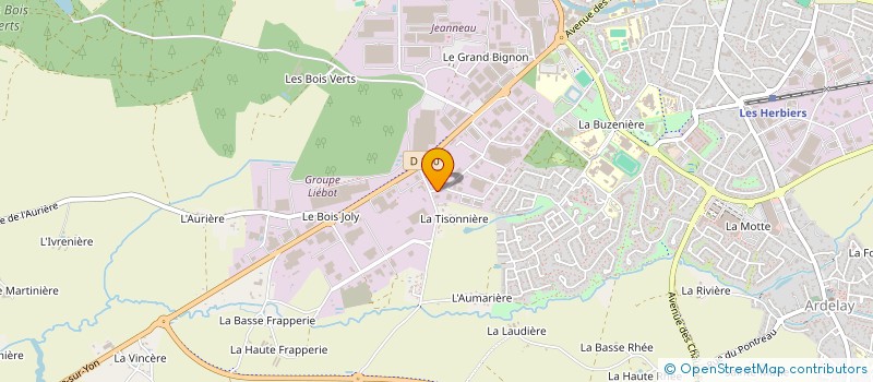localisation de l'entreprise INNOVENTIONS PLUS à LES HERBIERS