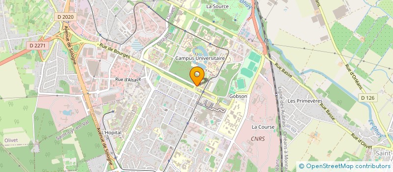 localisation de l'entreprise INNOVER POUR UN MONDE MEILLEUR à ORLEANS