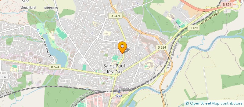 localisation de l'entreprise INNOVEVENT  SAINT-PAUL-LES-DAX