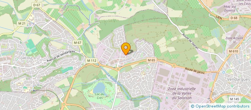 localisation de l'entreprise INNOVIA  LE CRES