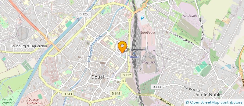 localisation de l'entreprise INNOVIA à DOUAI