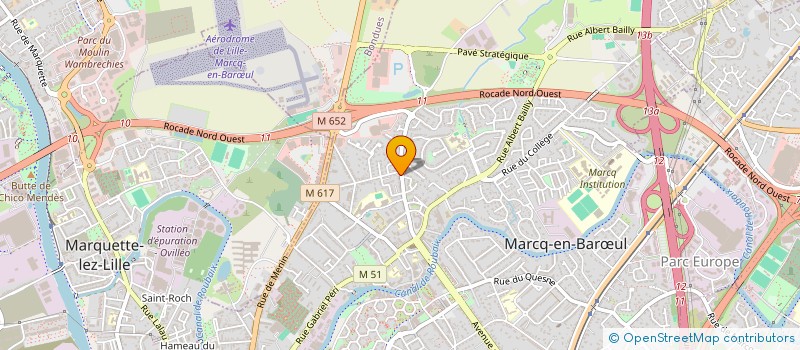 localisation de l'entreprise INNOVIA CONSULTING à MARCQ-EN-BARŒUL