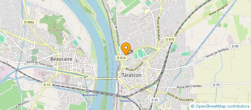 localisation de l'entreprise INNOVIA SARL  TARASCON