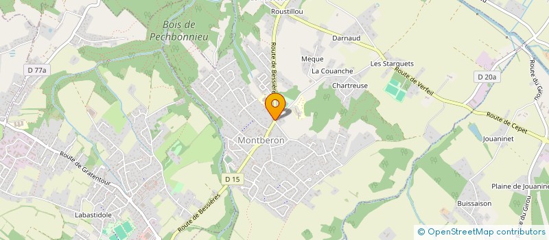 localisation de l'entreprise INNOVILLA  MONTBERON