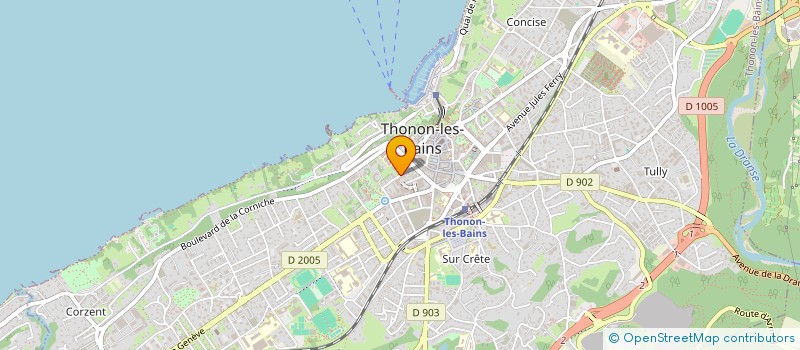 localisation de l'entreprise INNOVINCIA à THONON-LES-BAINS