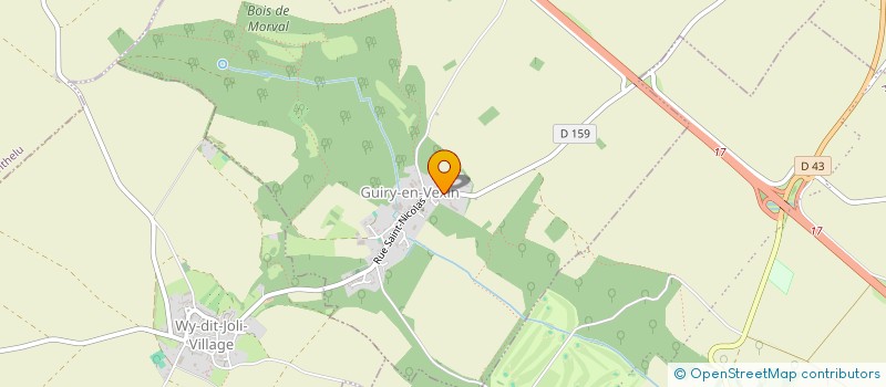 localisation de l'entreprise INNOVINCLUSIO  GUIRY-EN-VEXIN