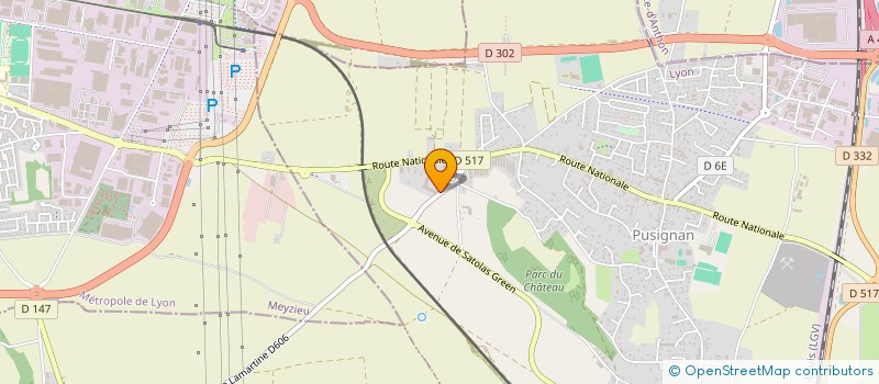 localisation de l'entreprise INNOVINDUS  PUSIGNAN