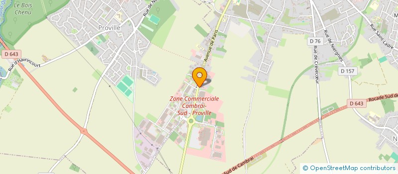 localisation de l'entreprise INNOVING  CAMBRAI